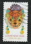 Stamps America - United States -  Año Nuevo Chino, Tigre