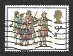 Stamps United Kingdom -  848 - Escenas Navideñas