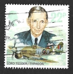 Stamps United Kingdom -  1158 - Comandantes de la Fuerza Aérea Real y Aeronaves