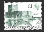 Stamps United Kingdom -  1445 - Castillo de Carrickfergus