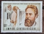 Stamps Central African Republic -  Wilhelm C. Röntgen