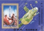 Stamps North Korea -  Lanzamiento de cohete