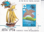 Stamps North Korea -  centenario U.P.U. (Unión Postal Universal)