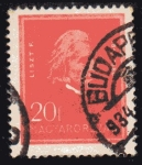 Stamps Hungary -  1932 Ferenc Liszt, filigrana cruces