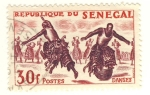 Stamps Senegal -  danzas