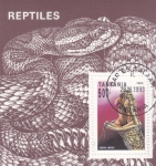 Stamps Tanzania -  REPTILES