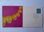Stamps : America : Colombia :  Cultura Quimbaya- Rana de Oro - Correo Primer Día de Servicio-17-VII-1979 