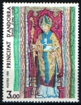 Stamps Andorra -  Arte Religioso- Casulla s. XII