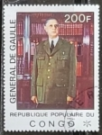 Stamps Democratic Republic of the Congo -  Général de Gaulle