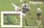 Stamps Guyana -  COPA DEL MUNDO FUTBOL ITALIA'90