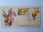 Stamps Colombia -  Primera Exposición Nacional de Orquídeas- Medellín Abril 1967-Correo Primer Día de Servicio-23-V-67