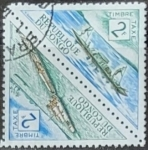 Stamps Democratic Republic of the Congo -  Bote de remos y transporte
