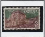 Stamps Spain -  monasterio San Juan d' l' Peña: Vista general