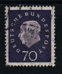 Stamps Germany -  Presidente Thedore Heuss