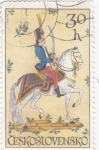 Stamps Czechoslovakia -  soldado de caballería