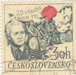 Stamps Czechoslovakia -  25 aniversario de la batalla de Dukla Pass