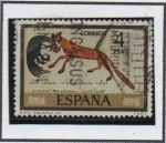 Stamps Spain -  Códices: Biblioteca nacional