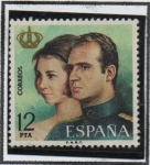 Sellos de Europa - Espa�a -  Juan Carlos y Doña Sofia