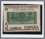 Stamps Spain -  Billete d' un Dólar