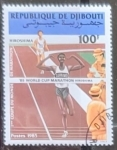 Stamps Africa - Djibouti -  First World Cup Marathon (1985)