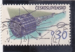 Stamps Czechoslovakia -  satélite