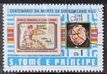 Sellos de Africa - Santo Tom� y Principe -  Sir Rowland Hill and stamps from 1975