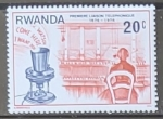 Stamps Rwanda -  Centenario de la primera linea Telefonica