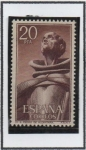 Stamps Spain -  Monasterio d' San Pedro d' Alicántara: San Pedro