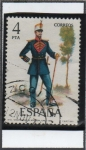 Stamps Spain -  Tambor Mayor d' Infanteria
