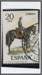 Stamps Spain -  Capitán d' Artillería