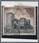 Stamps Spain -  Castillo d' Anpudia