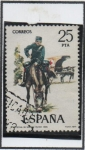 Stamps Spain -  Oficial d' Sanidad
