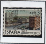 Stamps Spain -  Hispanidad Guatemala: Centro d' l' Ciudad