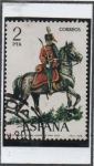 Sellos de Europa - Espaa -  Teniente Coronel' Húsares