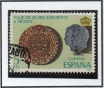 Stamps Spain -  Reyes a Hispanoamérica: Calendario Azteca