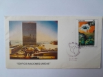 Stamps : America : Colombia :  Mural: Amanecer en los Andes- Pintura de Alejandro Obregón- Correo Primer Día de Servicio-5-X-83.