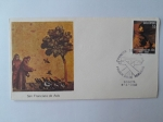 Stamps : America : Colombia :  San Francisco de Asís (1182-1982)-Oleo del Español Francisco de Zulbarán (1598-1664) Correo Primer D