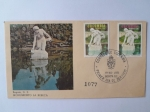 Stamps America - Colombia -  Monumento La Rebeca-Bogotá-Centenario del Parque-Correo Primer Día de Servicio, 19-XII-1972.