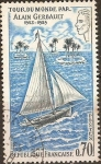 Sellos de Europa - Francia -  Tour por el mundo de Alain Gerbault