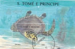 Sellos de Africa - Santo Tom� y Principe -  TORTUGA MARÍNA 