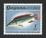 Stamps Guyana -  68 - Pez 