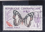 Stamps Central African Republic -  Mariposa