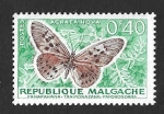 Sellos del Mundo : Africa : Madagascar : 307 - Acraea Hova