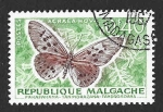 Stamps Madagascar -  307 - Acraea Hova