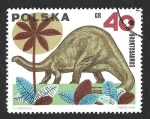 Stamps Poland -  1309 - Dinosaurios