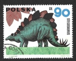 Stamps Poland -  1311 - Dinosaurios