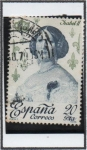 Sellos de Europa - Espaa -  Reyes d' España Casa d' Borbón : Isabel II
