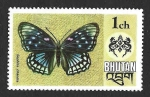 Stamps Bhutan -  173 - Mariposa