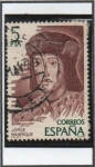 Stamps Spain -  Jorge Manrique
