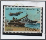 Stamps Spain -  Dia d' l' Fuerzas Armadas